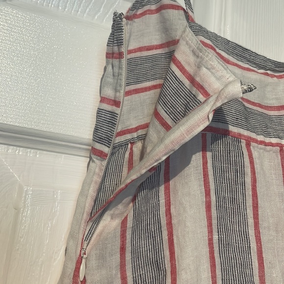 GAP striped linen tie front cami M - Picture 6 of 6